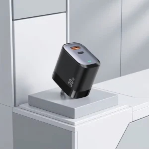 30W PD 3.0 18W QC 3.0 Dual Port USB Charger USB C USB A Fast Wall Adapter Compatible with iPhone 17 30W Type C Power Adapter