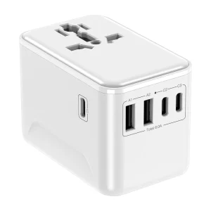 30W Travel Adapter Socket International Plug Adaptor Worldwide Power Charger for EU/UK/AU/US