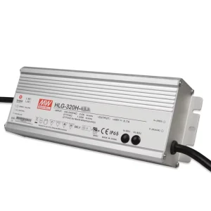 320W Waterproof LED Driver 48V HLG-320H Series Power Supply Models HLG-320H-48A HLG-320H-48B HLG-320H-48AB