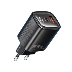 33W GaN Charger with 20W USB-A for Low-Power Devices