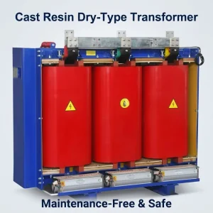 33kV CE Certified Three Phase Cast Resin Dry Type Transformer 480V Output Fireproof Low Loss for High Rise Buildings