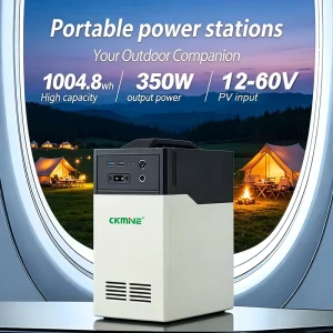 350W Solar Generator 1004.8Wh Portable Power Supply With 220V AC Output for Africa Middle East Rural Home Market