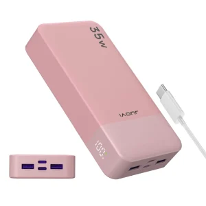 35W 20000mAh High Capacity Power Bank PD QC3.0 Waterproof Type C 3A Current 5V Charge Voltage For IPhone 15 For Samsung Fast
