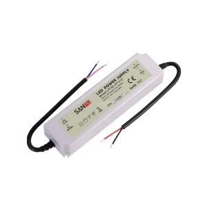 24V Waterproof AC/DC Outdoor Wall Lights Power Supply IP67 Rainproof Slim Switching for LED 100W 150W Output Options