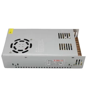 360W 12V 30A Switching Power Supply 110/220V Selectable Input Temperature Controlled Fan 9 Terminal Screw Block for Street Light