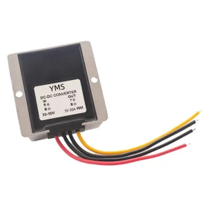 36V/48V/60V/72V/5V 20A 100W DC DC Converter Step Regulator Waterproof off Board Power Adapter Module Transformer Buck Converter