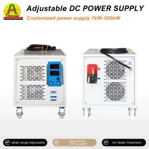 380VAC to 200VDC 40A 60A 80A DC Rectifier Power Supply 16KW Adjustable Voltage Power Supply for Water Treatment
