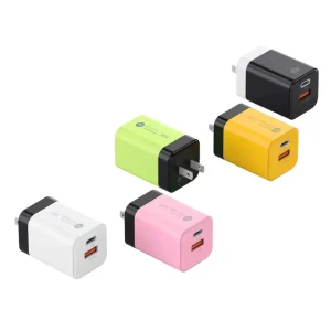 38W USB-C and USB-A Phone Charger Fast Charging PD Type-C US/EU Socket USB Wall Charger