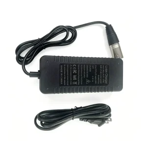 3Pin XLR Male 42V 2A Li ion Battery Charger CE Certified Electric Scooter Ebike Charger with 36V Battery