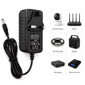 3V 2A 6W Universal AC DC Adapter PC Material AC 100 240V UK Plug Switching Power Supply for Electronic Devices