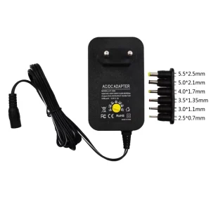 3V 4.5V 5V 6V 7.5V 9V 12V 2A 2.5A AC DC Adapter Adjustable Power Adapter Universal Charger Power Supply 30W