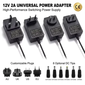 3V 4.5V 5V 6V 8V 9V 12V 15V 18V 24V 0.5A 1A 1.5A 2A Power Supply Adapter 12v Power Adapter for CCTV