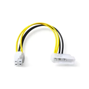 4 Pin Molex to 4 Pin P4 CPU Power Adapter Cable ATX PSU Converter for Desktop Motherboard