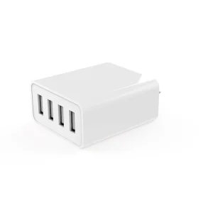 4-Port USB 18W/20W/25W PD Wall Charger, US Plug, Travel Phone Charger