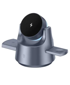 4 in 1 15W Wireless Charger Charging Station for Multiple Devices Wireless Charging Stand Dock with Light for iPhone 16 15