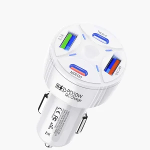 4 in 1 35W QC3.0 PD Fast Charger Adapter with 4 USB Ports 5V 3A Output for Mobile Phones