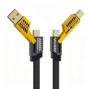 4 in 1 Fast Charging Data Cable Multi Fast Charging Cable PD Mobile Phone USB Type C to Type C Cable