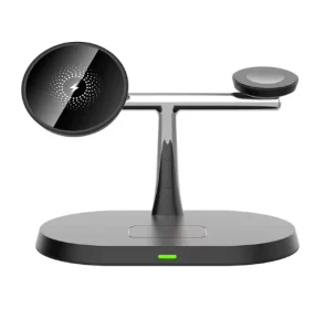 4-in-1 Magnetic Wireless Charger for Smartphones, Smart Watches, and Earbuds