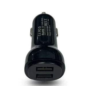 4.8A Fast Charging USB A Car Charger 12V 24V Dual USB Charger for iPhone Smart Phone DVR Adapter