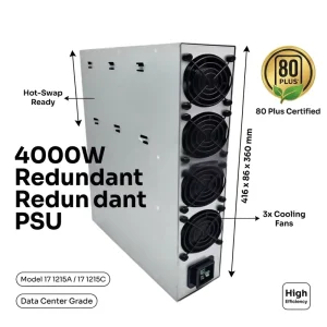 4000W 80 Plus High Power Server PSU Redundant Power Supply Advanced Cooling for Data Center HPC Cluster Stock 24/7 Operation