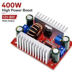 400W 15A DC Boost Inverter LED Driver Converter Board 8.5-50V 10-60V Voltage Charger Power Supply Board Mount DC-DC Converters