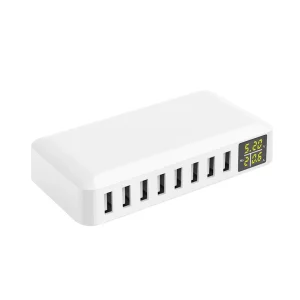 40W Charging Power Adapter with Multiple Ports for Phones and Laptops