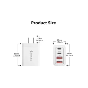 40W Fast Charging 4 USB Ports Universal Power Plug Converter Adapter for Mobile Phone
