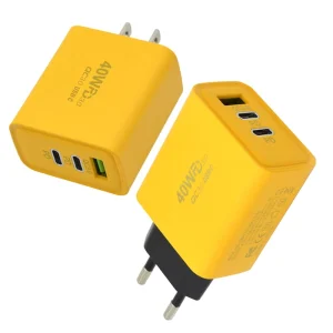 40W Mobile Phone Charger EU US UK Plug USB Type C for Android Super Fast Charging Adapter