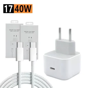 40W USB C Fast Charger Dynamic 40W to 60W Charger for iPhone 17 Samsung Phone Charger Universal Adapter