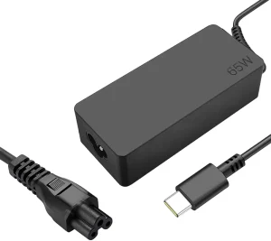 45W-65W Lenovo Type-C Power Adapter PD Charger Euro AC Supply for Laptop Use