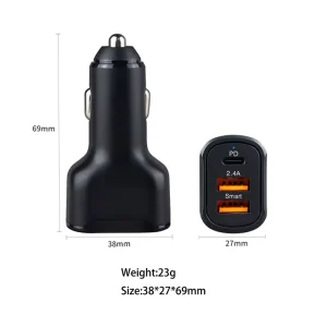 45W Dual Port USB A Type C Electric Power Supply Adapter Compatible OTP OVP OCP Protectors Travel Wall Fast Charger