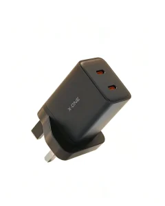 45W Dual USB-C Fast Charger GaN Wall Charger Compact Travel Adapter for Laptop iPhone Samsung iPad
