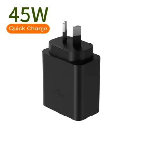 45W Fast Charge Wall Phone Adapter QC 3.0 Type-C Port GaN Charger