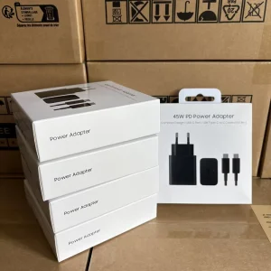 45W Super Fast Charging USB C Power Adapter with 5A 1.8M Cable EP-T4510 PD TYPE C Fast Charger for Samsung Galaxy S26 S25 S24