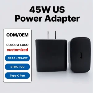 45W US Type C Fast Charger PD 3.0 OVP Protection Mobile Phone Tablet Laptop Wall Plug Electric Power Supply Fast Wall Charger