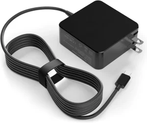 45W USB C Chromebook Charger for Acer Asus Lenovo HP Dell Google Chromebook Nintendo Switch Power Adapter