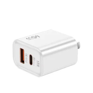 45W USB Type-C Power Supply Adapter for Phone and Laptop with QC3.0 and PD 3.0 Fast Charging EU/US Plug