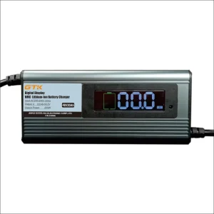 48V 10A LiFePO4 Battery Charger with Aluminum Case and Digital Screen Certified Multi Safety Protection for EVs Motorcycles