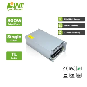 48V 800W Single Output 15 1000W SMPS Switching Power Supply TL 800S 48 with 88% Efficiency and 90 264V Input