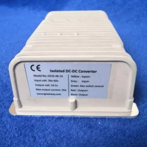 48V to 24V 25A 500W 600W Isolated DC DC Converter New Condition