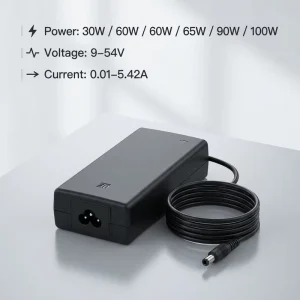 48W 64W 65W 100W 9V 12V 19V 24V 48V 54V Switching Power Supply 1.5A 4A 5A C8 C6 C14 C18 Type AC DC Medical Desktop Adapter