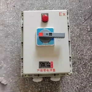 4P 80A-500A Explosion-proof Molded Case Circuit Breaker Box Aluminum Alloy Explosion-proof Distribution Unit