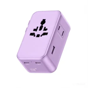 5-Port Worldwide Travel Adapter 15W Ultra-Thin Universal Plug Charger for 200+ Countries