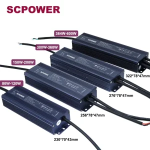 5 Years Warranty Triac Dimmable Led Power Supply 30W 50W 100W 150W 200W 300W 600W DC 48V 36V 24V 12V Led Driver for Led Light