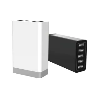 5-in-1 Desktop USB Charger 40W Multiple-Device USB Charger with 5V 2.4A Max USB Port for Phone Tablet and Other Devices