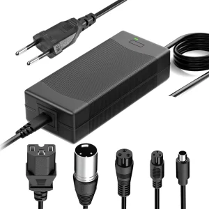 5-in-1 Li-ion Battery Charger DC 42V 1.5A 2A Power Adapter for 2-Wheel Self-Balancing Hoverboard Scooter