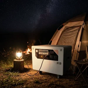 5000W Pure Sine Wave Portable Power Station with Solar Panels for Emergency Power