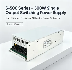 500W 12V 24V 36V 48V AC to DC Switching Power Supply Single Output Industrial SMPS 110V 220V