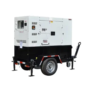 50KW-150KVA Mobile Portable Silent Diesel Generators with ATS