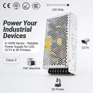 50W 5V 12V 24V 48V Single Output Switching Power Supply AC to DC LED Driver 110V 220V SMPS for CCTV Lighting